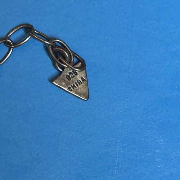 Silpada Green Hammered Sterling Silver Necklace and Earrings Set - Picture 6 of 10